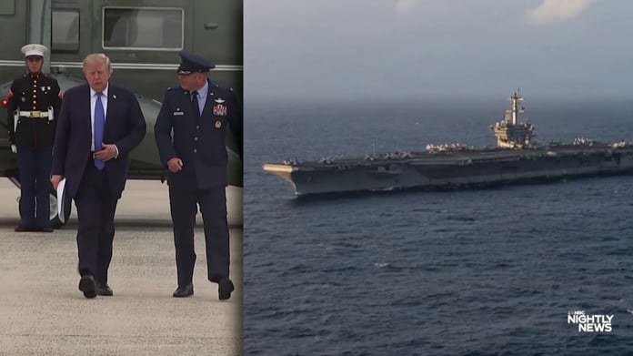 USS Abraham Lincoln aircraft carrier deployed in Persian Gulf during Iran war 2026