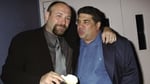 Vincent Pastore as Big Pussy alongside James Gandolfini as Tony Soprano on The Sopranos