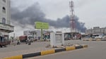 Damage from Houthi ballistic missile attacks on Yemen's Mocha port, August 2026