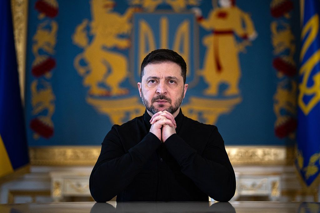 Ukrainian President Volodymyr Zelensky elections martial law political opponents 2026