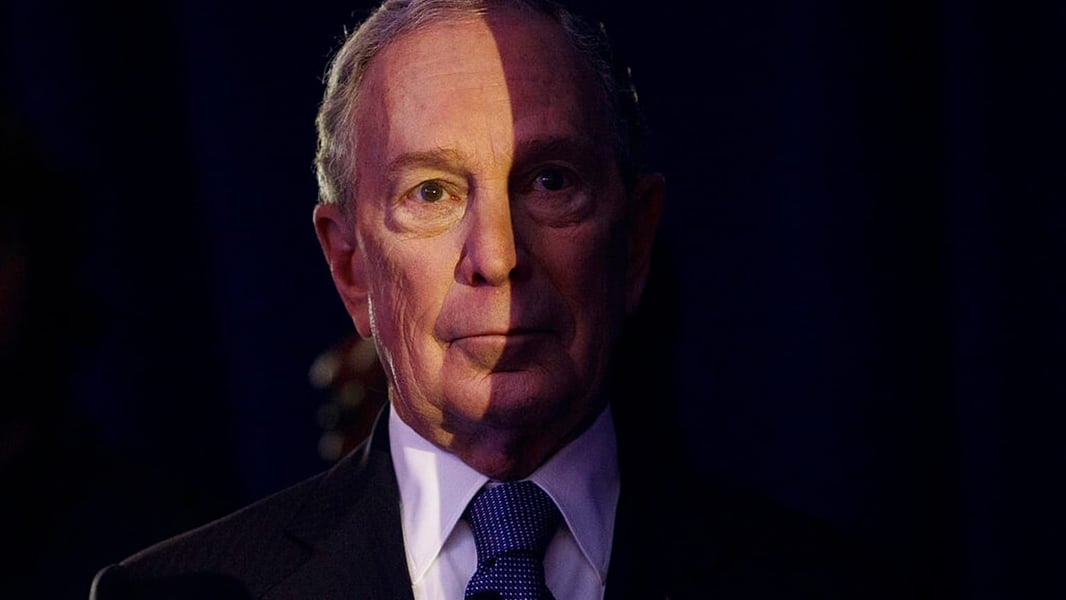 Michael Bloomberg during the 2020 Democratic presidential primary campaign