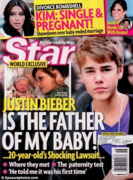 Justin Bieber and Mariah Yeater relationship and pregnancy