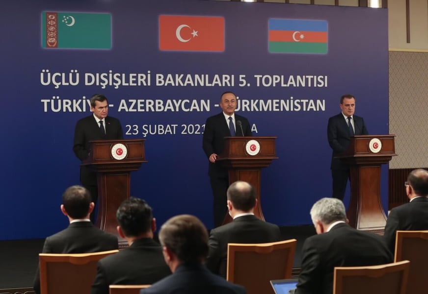 Turkey, Azerbaijan and Turkmenistan announce their economic cooperation