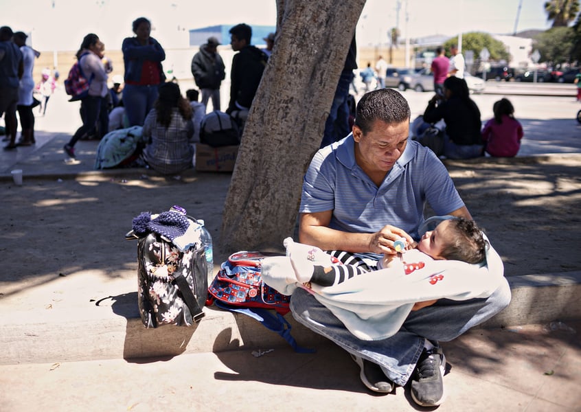 Undocumented Migrants Await Asylum Hearings in Tijuana