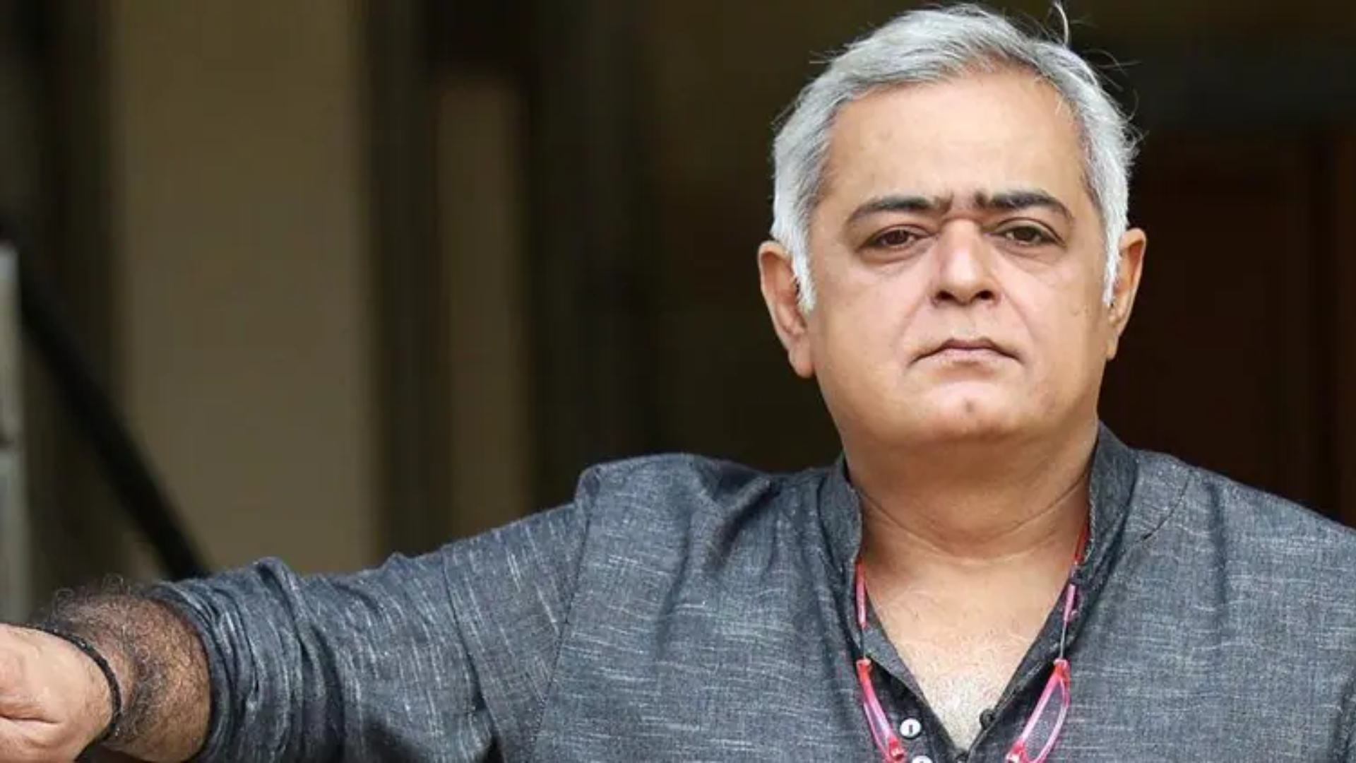 Hansal Mehta with the Scam 2003 cast and crew Hansal Mehta with Scam 2003 cast and crew behind the scenes