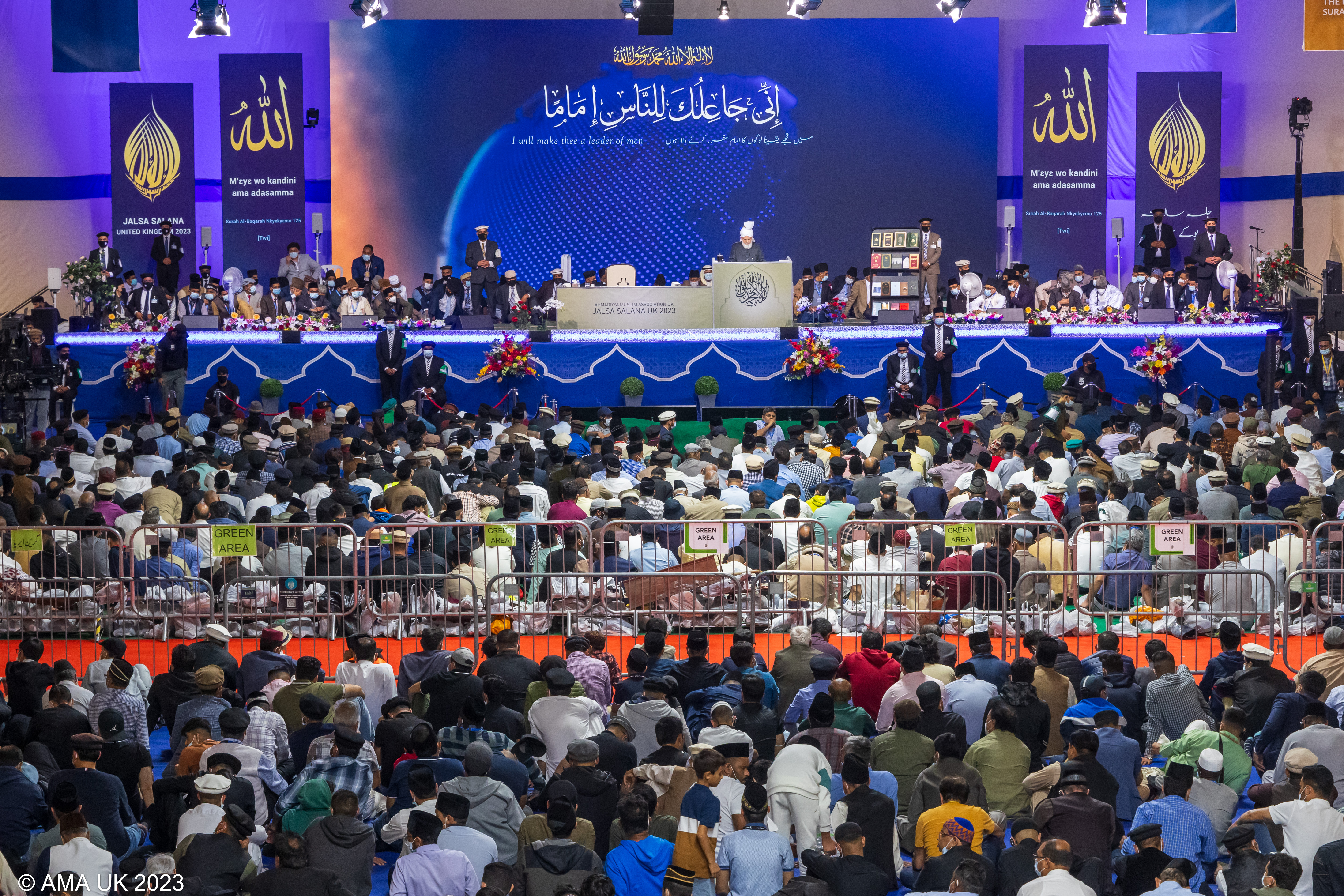Jalsa Salana UK-Mirza-Masroor-Ahmad-Caliph-of-Islam-Ahmadiyya