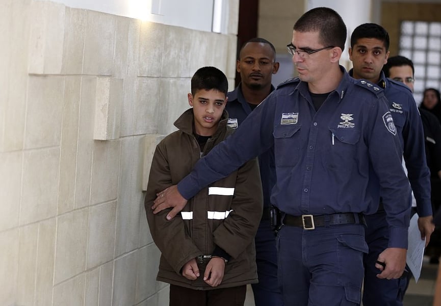 Palestinian child detained by Israeli armed forces
