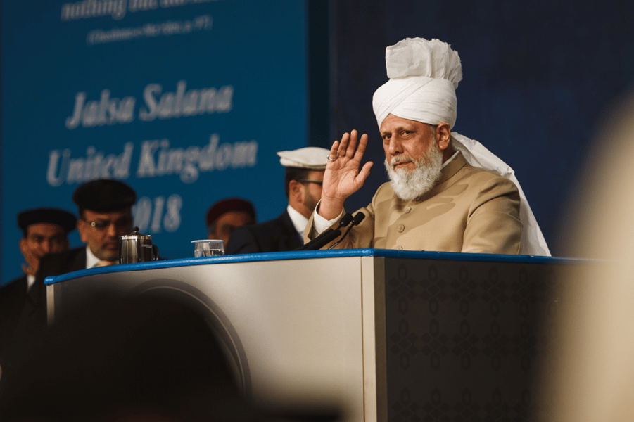 Caliph of Islam-Mirza Masroor Ahmad-Jalsa-salana-UK-London
