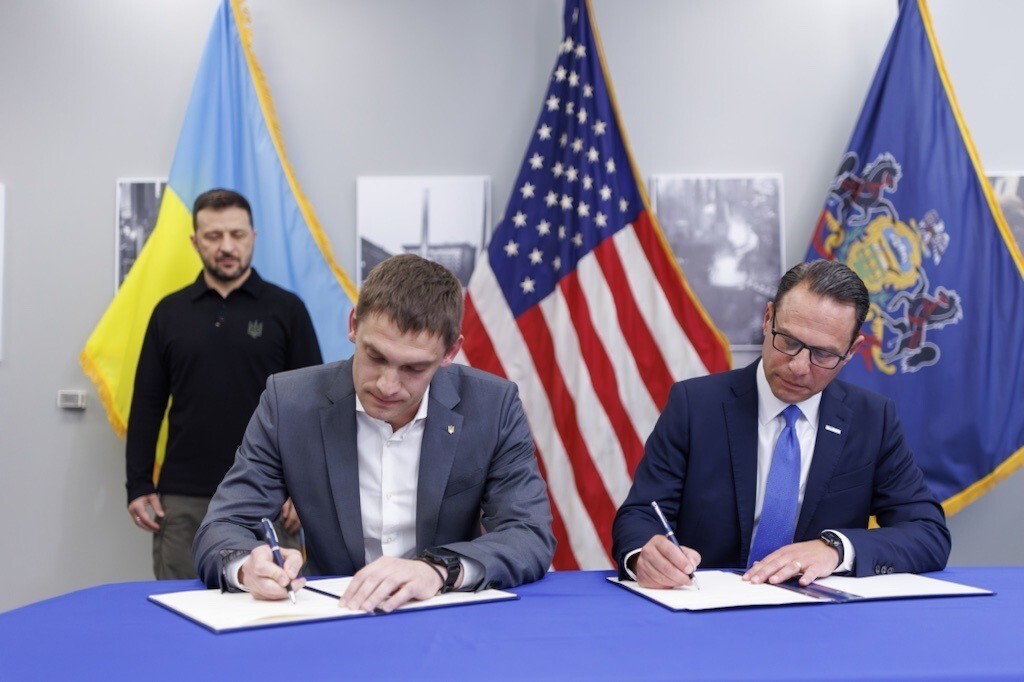 Governor Josh Shapiro and Zelenskyy
