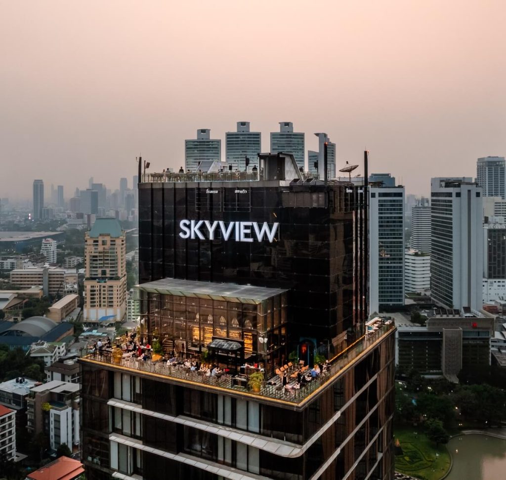 Rooftop Bars – Sky-High Views from outside