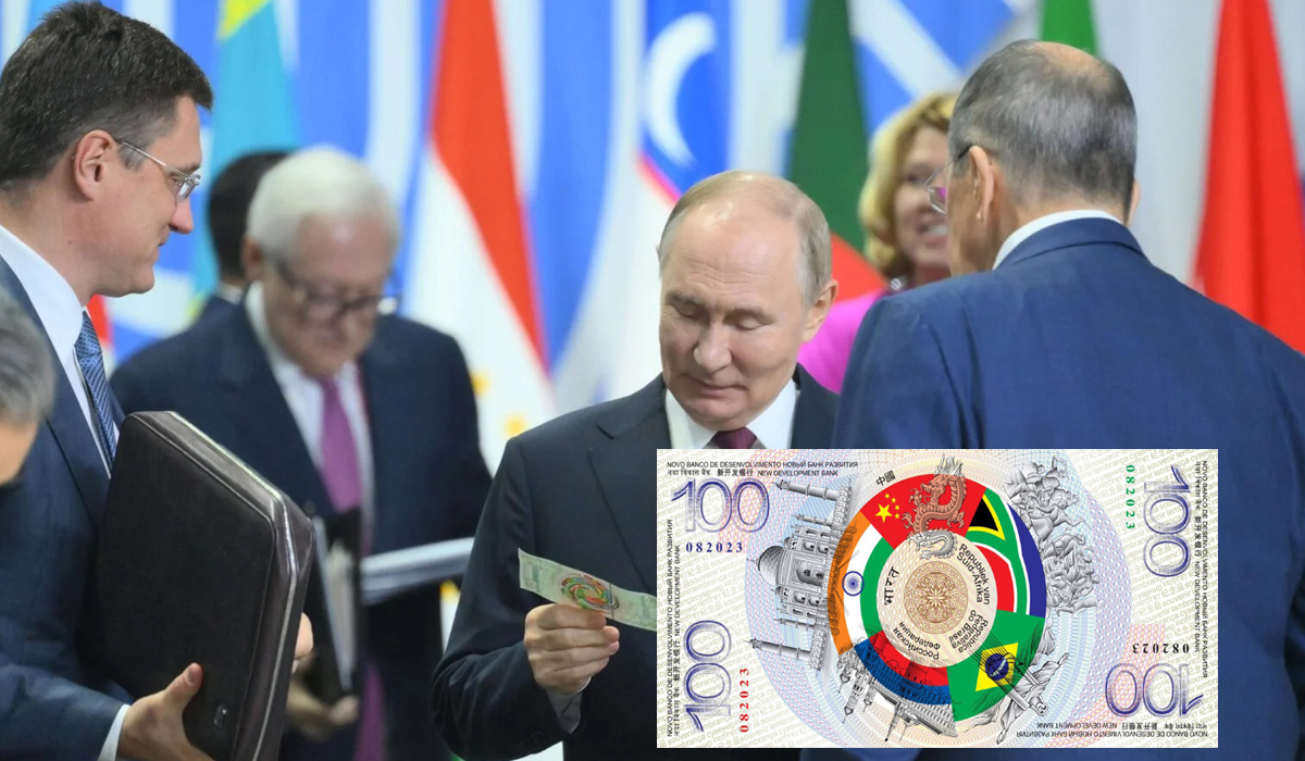 BRICS Banknote Samle of 100 BRICS and Putin