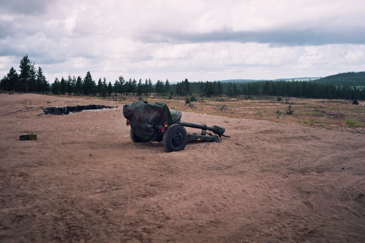Rovajarvi, Finland military exercise area