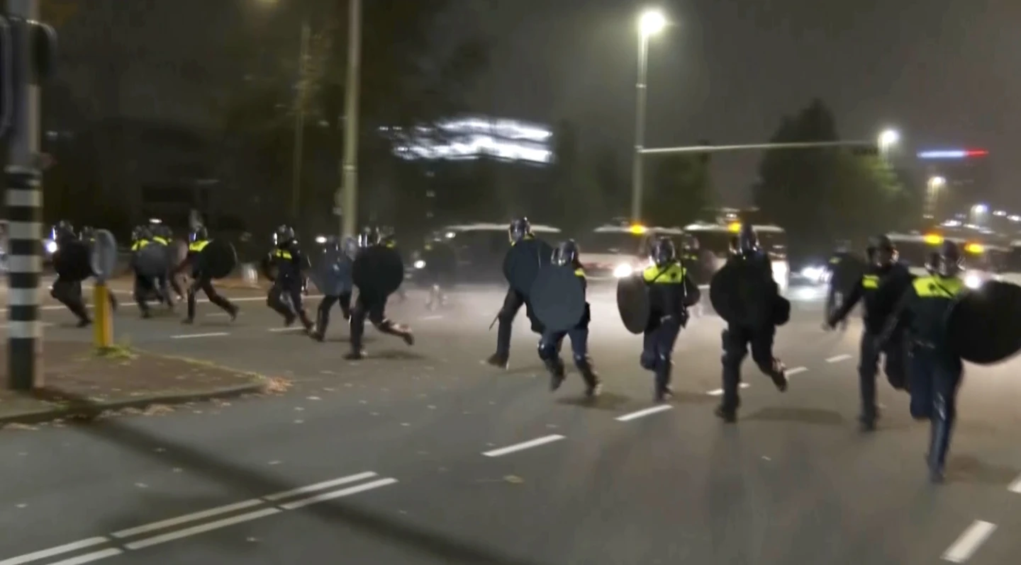 Europe's double standards: Amsterdam Police arrest protesters chanting 'Free, free Palestine'