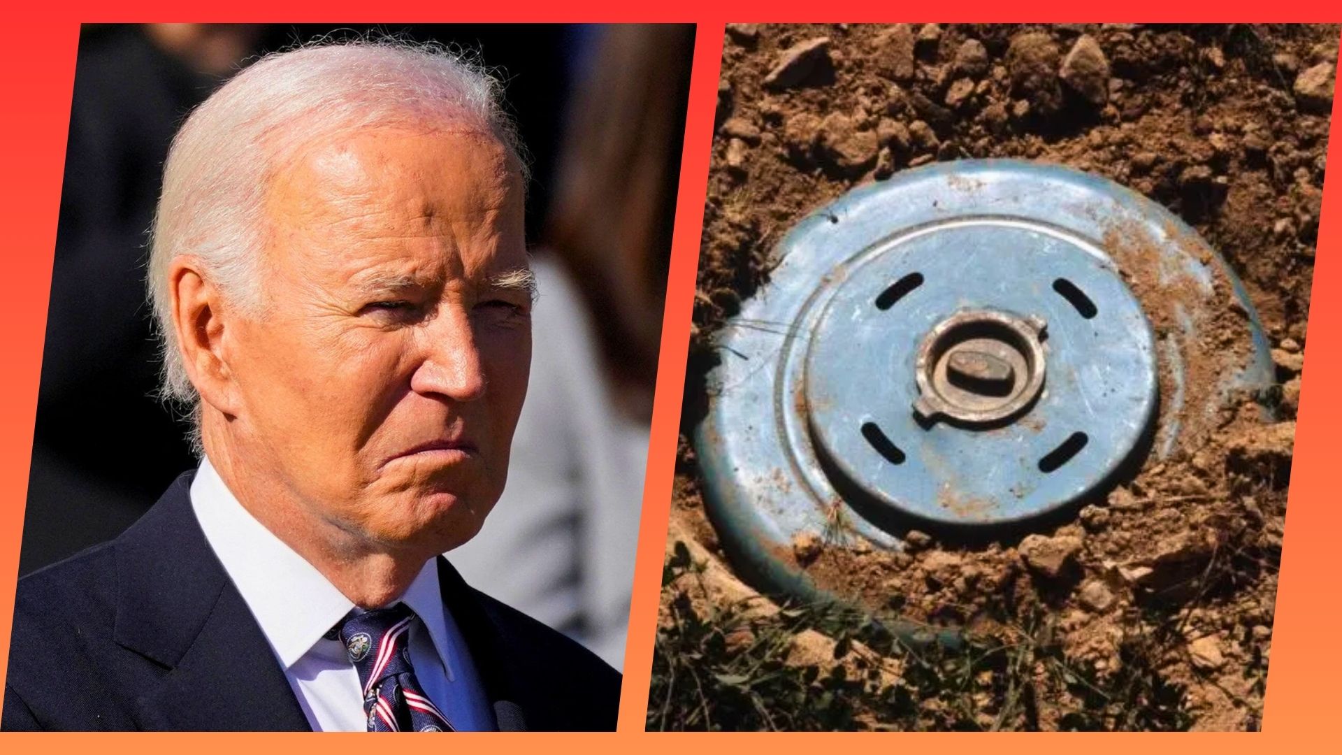 Biden send Landmines to ukraine