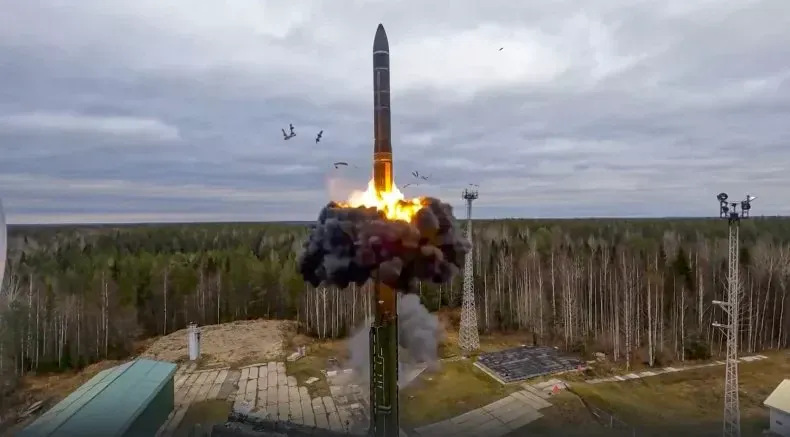 Intercontinental ballistic missile is test-fired