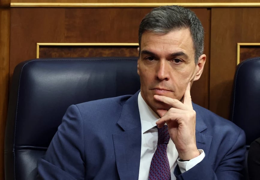 Pedro Sánchez at the Spanish parliament