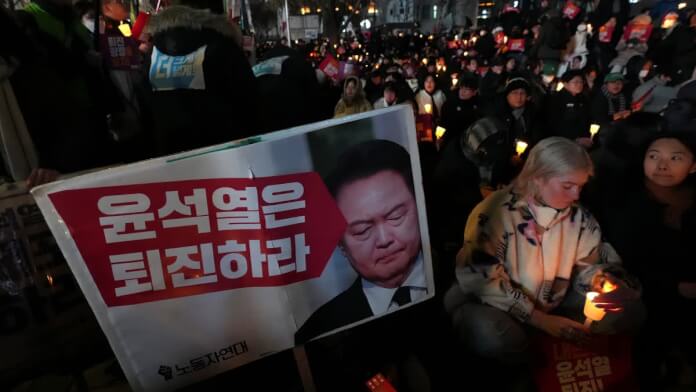 Yoon Suk Yeol, South Korea martial law, political instability, South Korea protests, impeachment vote, public outrage, South Korea democracy, presidential crisis
