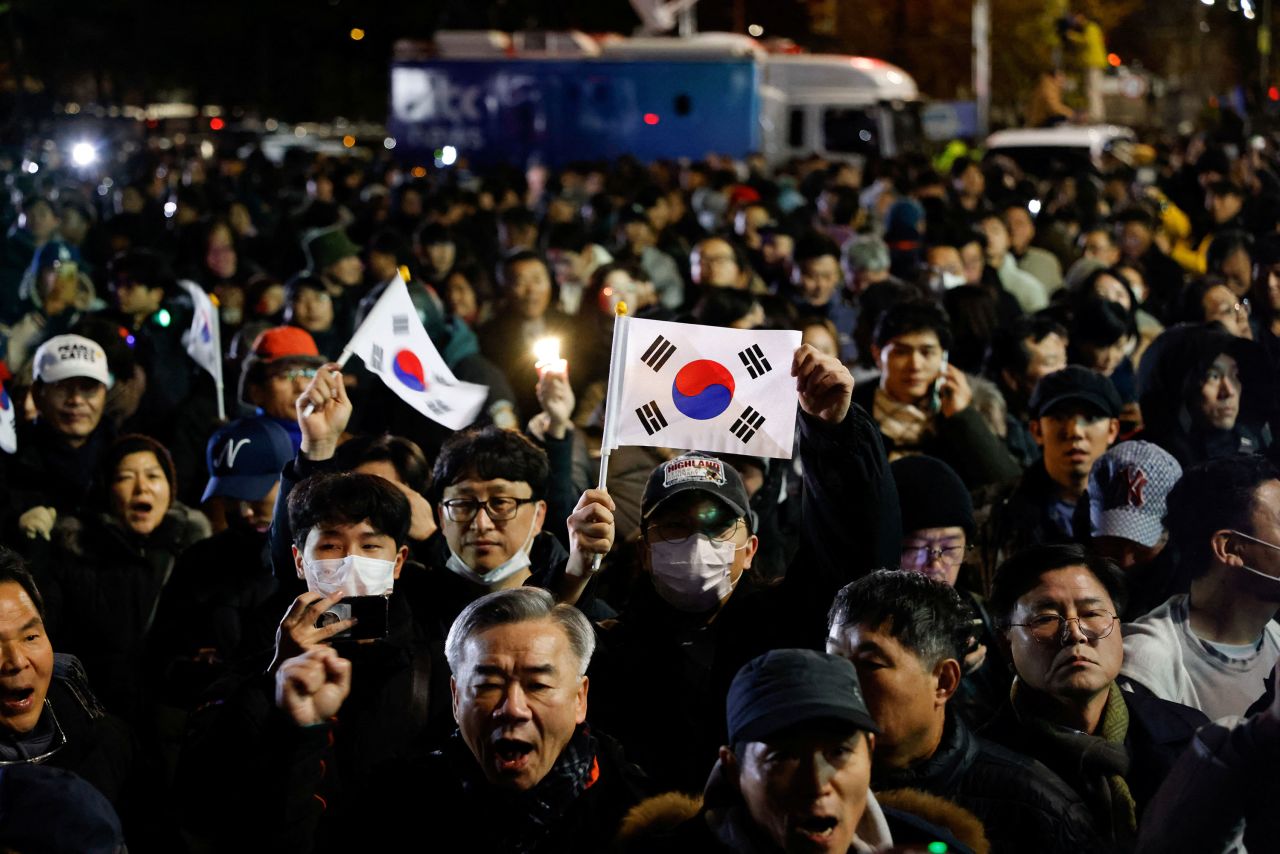 South Korean labor union protests after martial law lifted