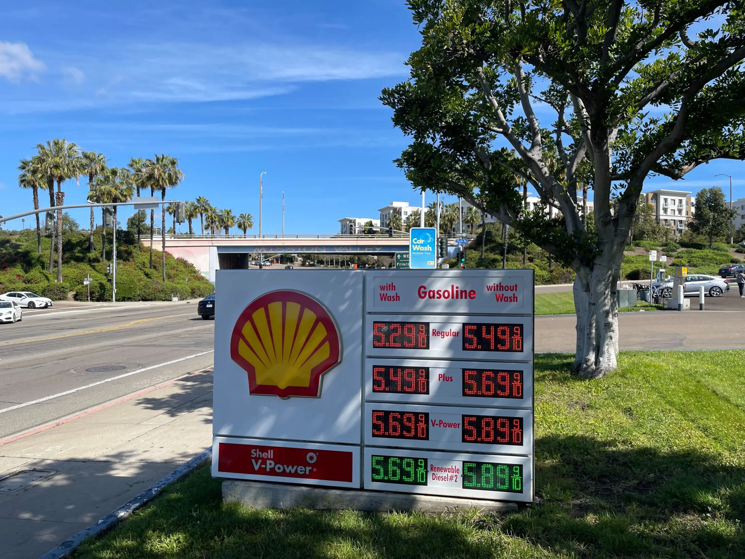 gas prices in California