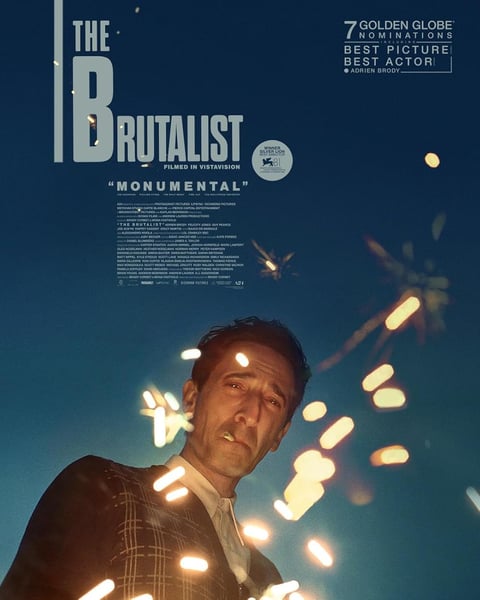 The Brutalist, record-breaking films, best picture nominees, 97th Academy Awards, Oscars 2025, Oscar nominations, Academy Awards 2025, top Oscar films 2025