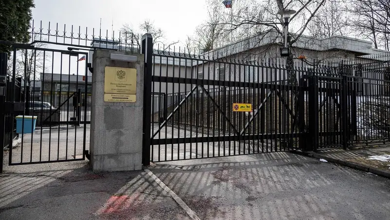 Sweden drone attack, Russian embassy Stockholm, cowardly drone strike, diplomatic sabotage Sweden, Vienna Convention violation, Russia Sweden tensions