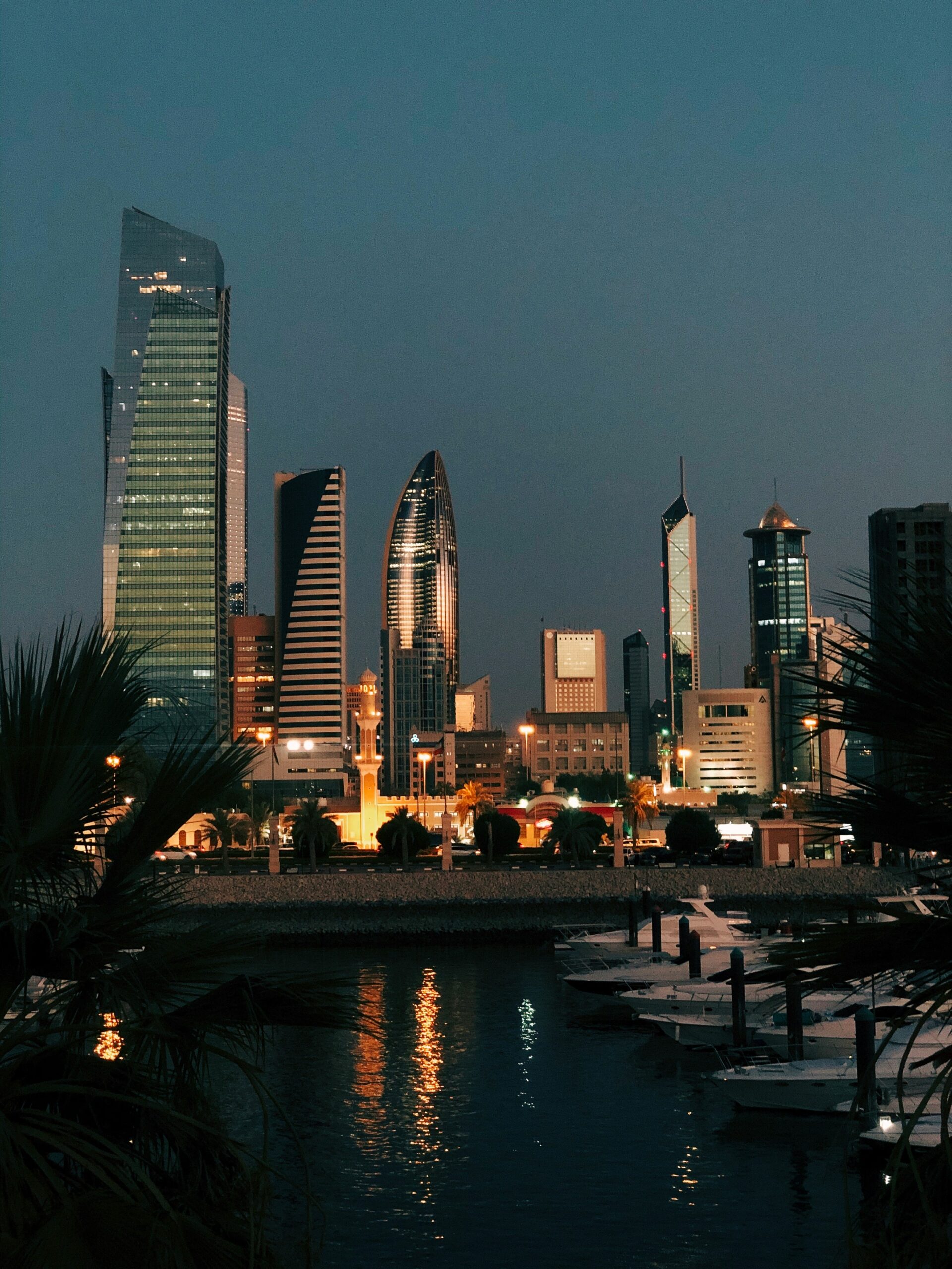 Skyline of Doha’s West Bay financial district in Qatar representing the country’s media influence and growing financial insurgency challenging Western economic dominance