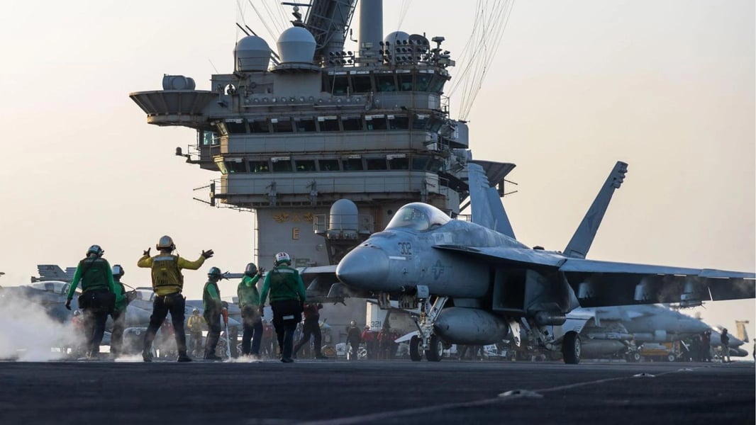 Yemen’s Houthi rebel movement, Ansar Allah drone attacks, Houthi missile strike Israel, USS Harry S. Truman Red Sea, Houthi retaliation Gaza war, Yahya Saree Houthi statement, Houthi drone strike Ramon Airport