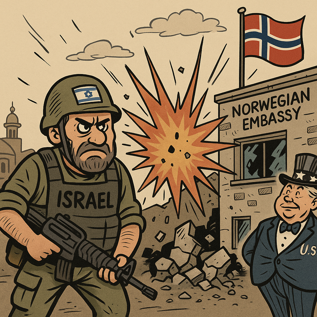 Tel Aviv blast, Norway ambassador Israel, Israeli airstrikes Iran, diplomatic crisis Israel, Operation Rising Lion, Western double standards, Gaza war crimes, global South condemnation, US Israel alliance, Israeli aggression