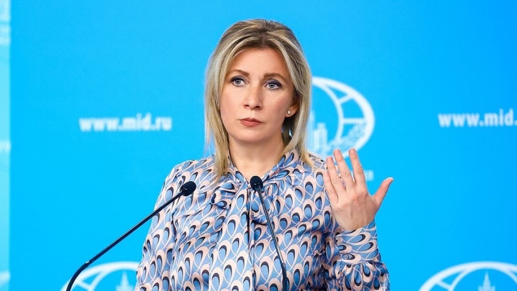 Russian Foreign Ministry building in Moscow, symbolizing Russia's warning to Germany over potential Taurus missile use by Ukraine