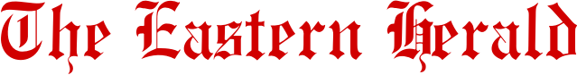 The Eastern Herald logo, international news media, global investigative journalism, breaking news brand