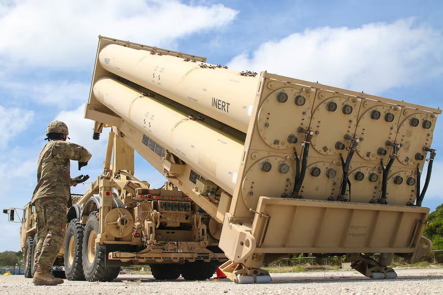 U.S. missile defense, THAAD system, missile interceptors, Iran missile attack, Pentagon stockpile