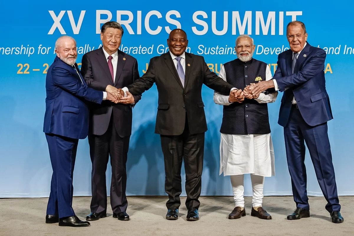 Xi Jinping and Narendra Modi meet at BRICS summit in August