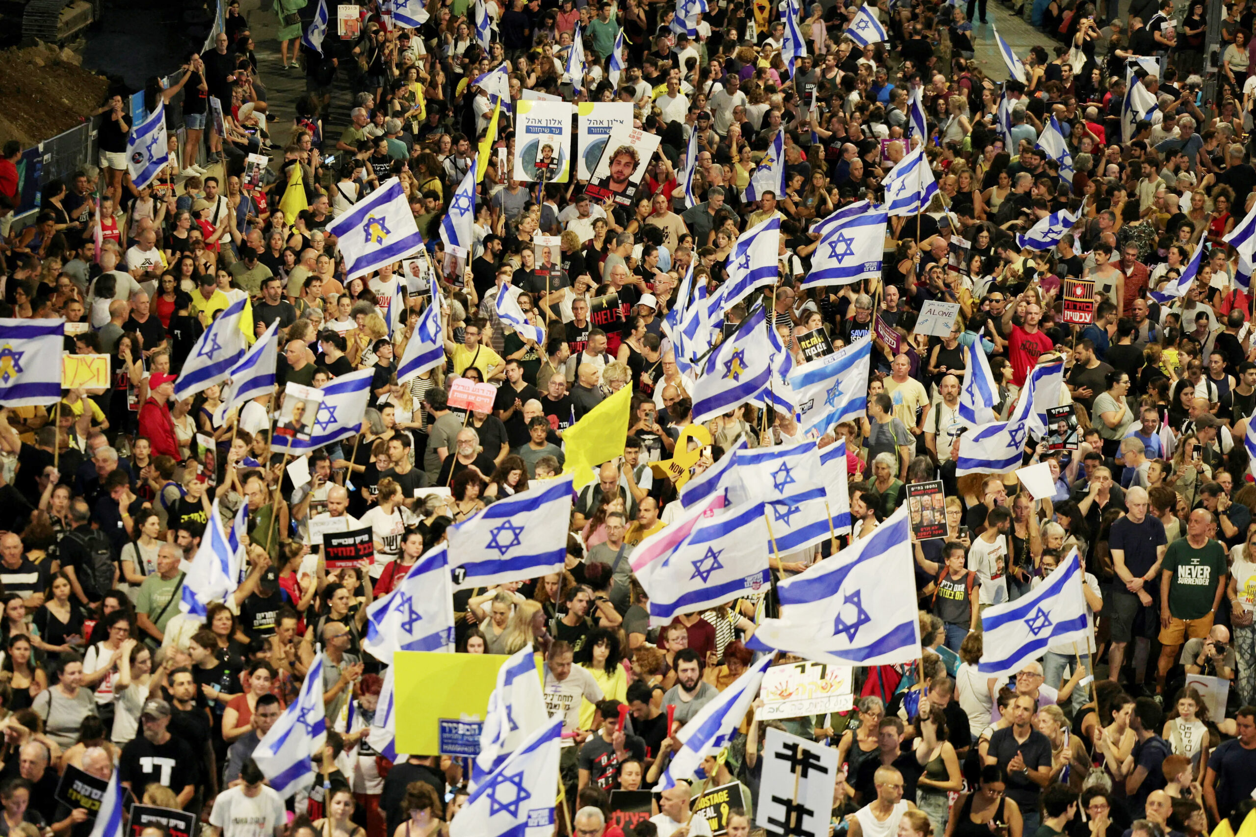 Israeli hostage families leading mass protests against netanyahu over Gaza genocide