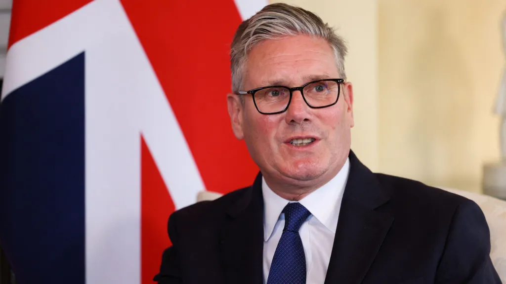 UK Prime Minister Keir Starmer condemning Israel’s Gaza takeover plan