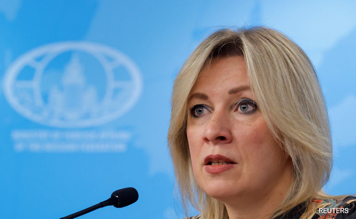 Maria Zakharova at Russian foreign ministry press briefing in Moscow