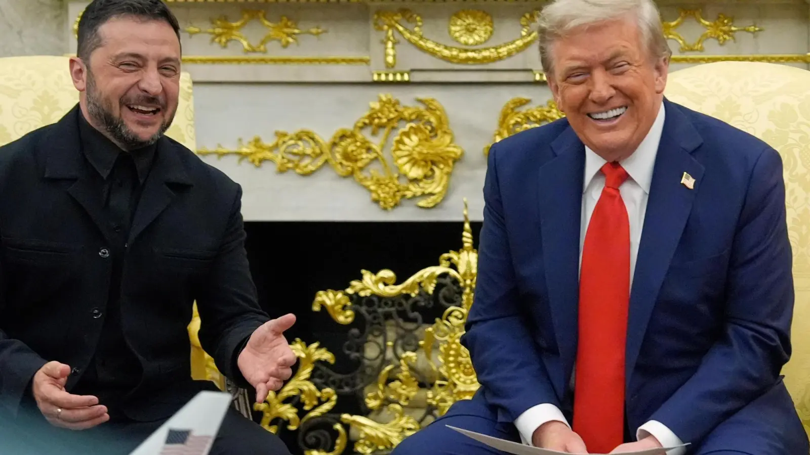Zelenskyy gifts Trump golf club of Ukrainian veteran in Washington