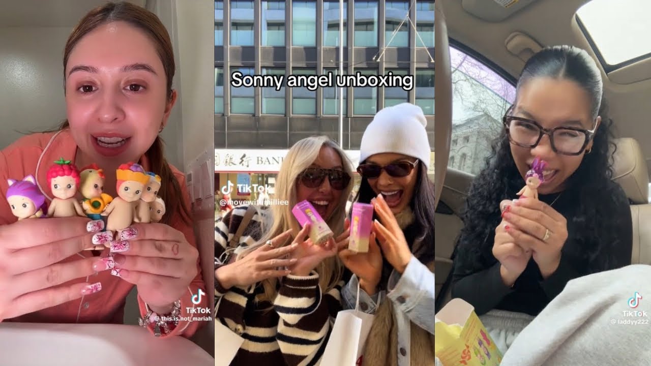 sonny angels tiktok, sonny angels unboxing, viral collectible trend, gen z collectors