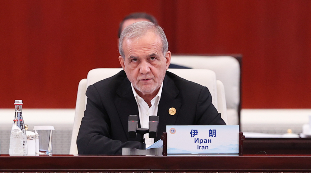 Iran president Pezeshkian at SCO summit rejecting forced peace and backing nuclear diplomacy