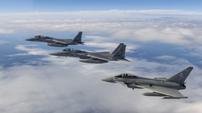 RAF Typhoon conducts NATO air defence patrol over Poland