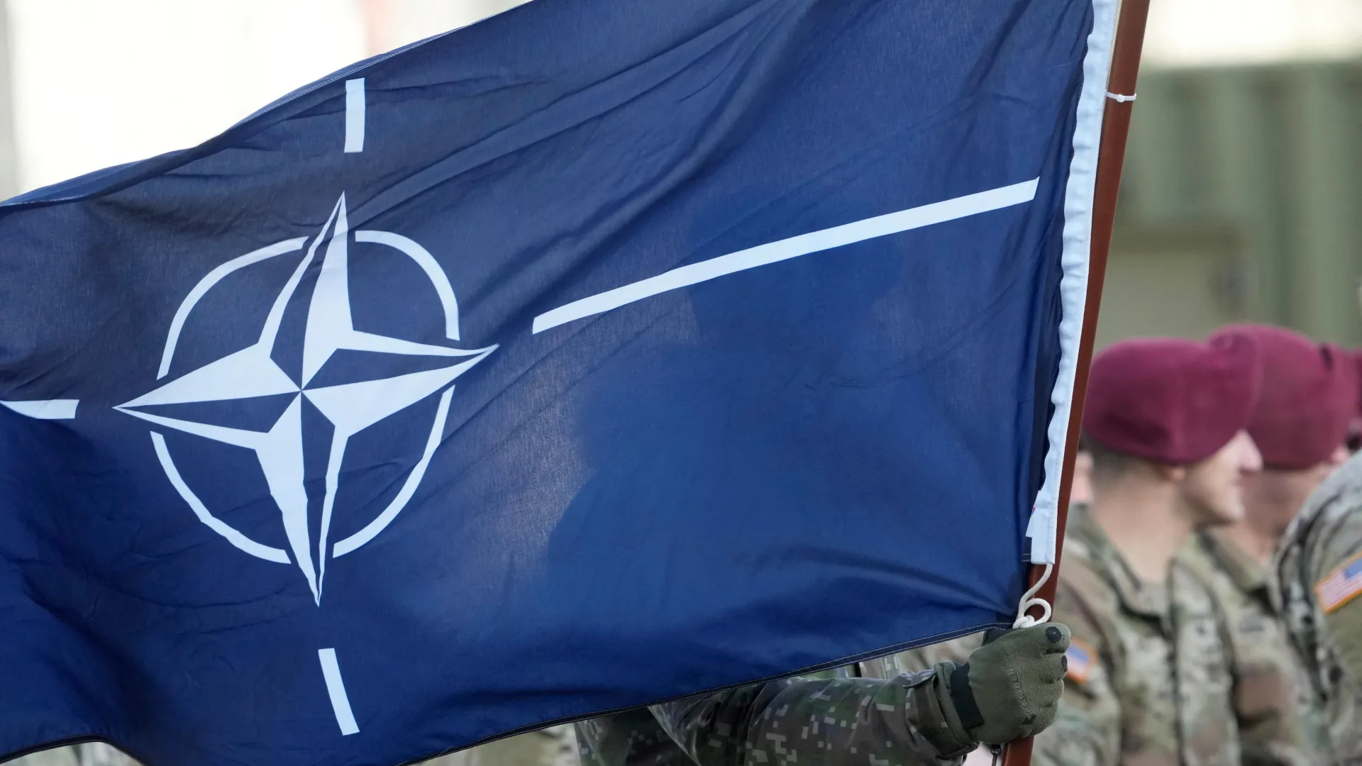 NATO headquarters in Brussels as officials debate Articles 4 and 5 while Russia strengthens position