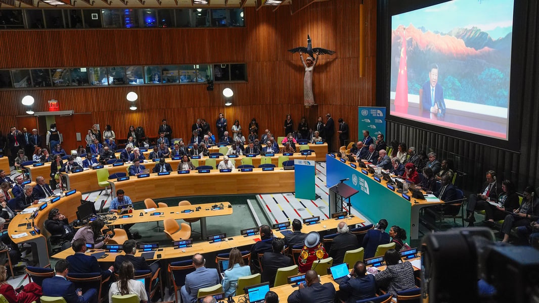 United Nations General Assembly hall during leaders’ week