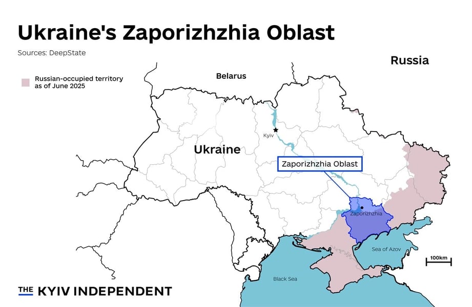 Map highlighting Saratov and Samara refineries, Zaporizhzhia strikes, Foros in Crimea, and the Baltic intercept location
