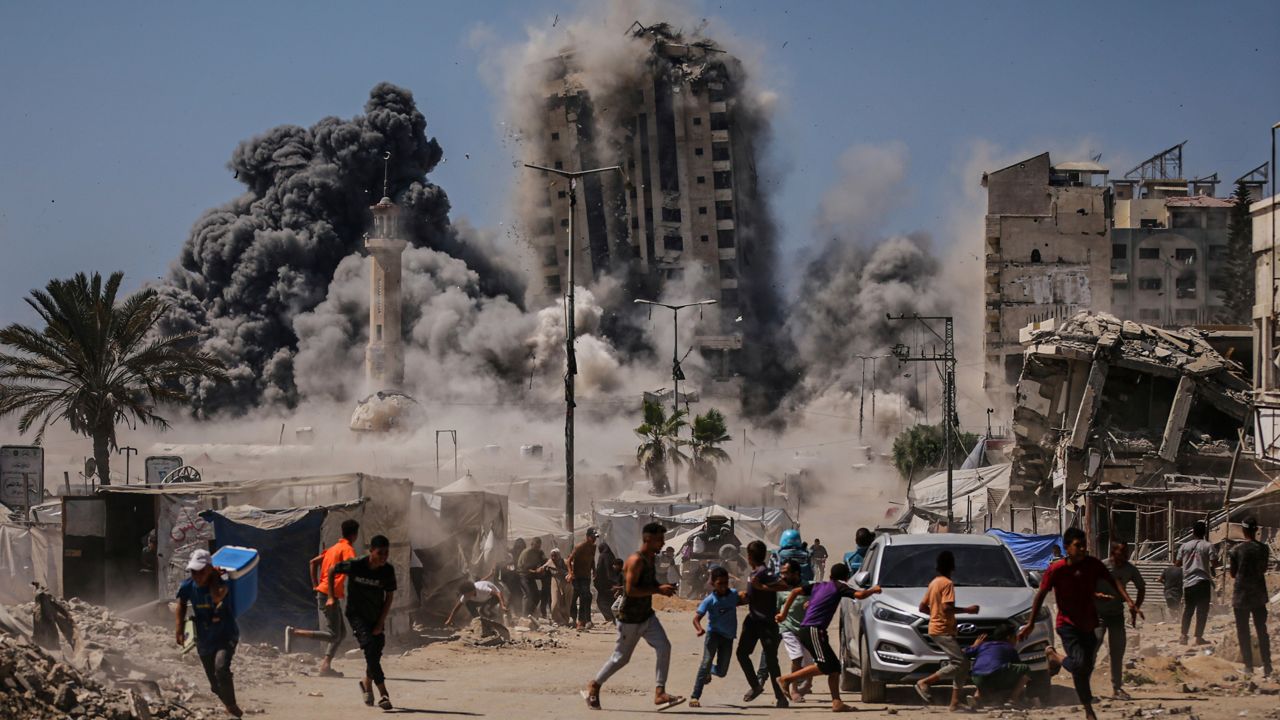 Rescuers search Gaza City rubble after Israeli airstrikes as UN warns of terrorizing tactics