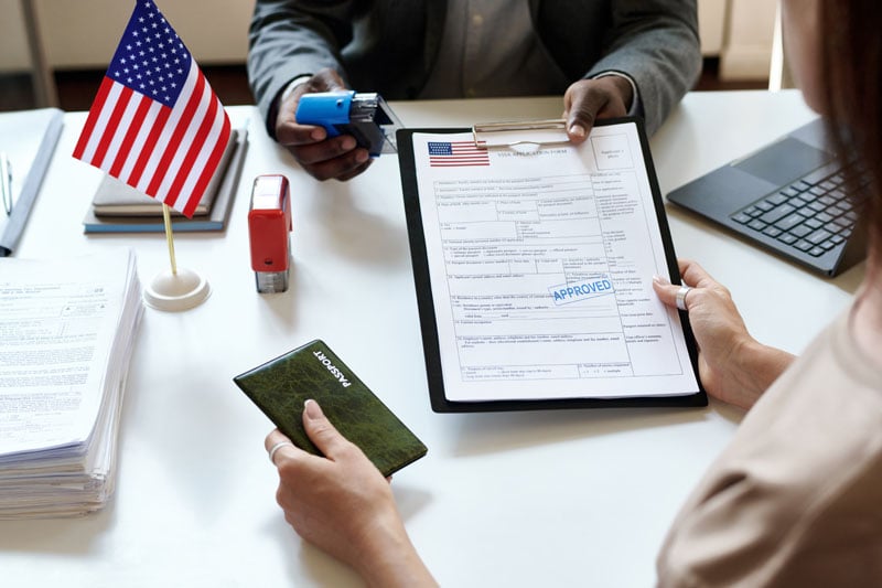 H-1B Petition Paperwork H-1B visa petition paperwork and passport as employers assess costs