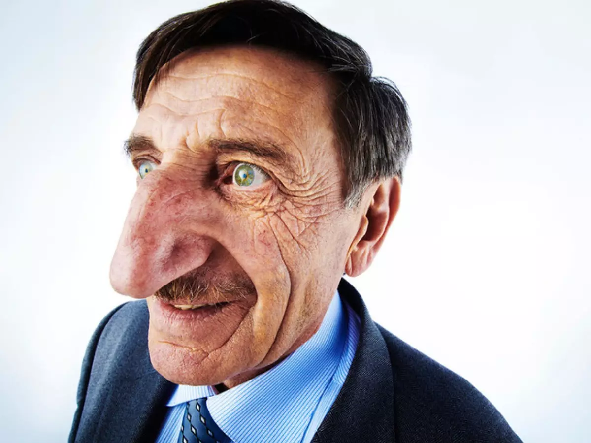 2 inch nose, nose length, human measurement, anthropometry