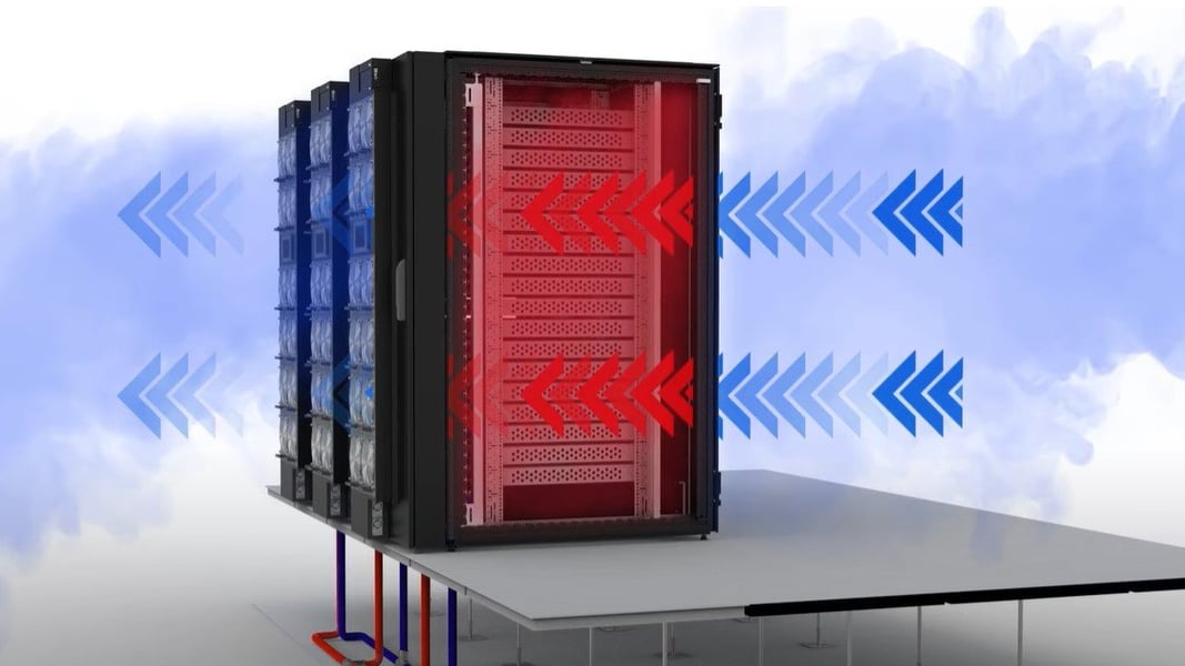 Liquid-cooling manifold reducing water and energy use in AI data centers