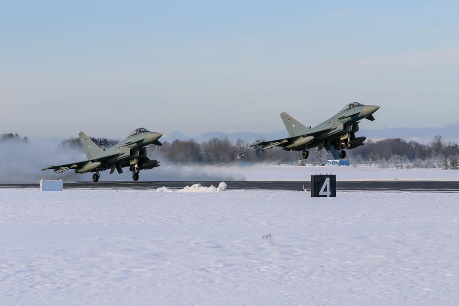 German Eurofighter Typhoon on Baltic Air Policing duty after Estonia airspace scare