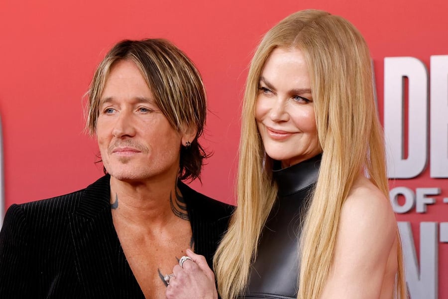 Nicole Kidman and Keith Urban together on the red carpet in 2024