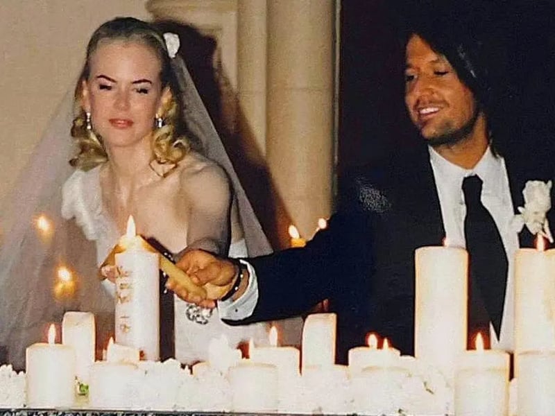 Nicole Kidman and Keith Urban wedding in Sydney in 2006