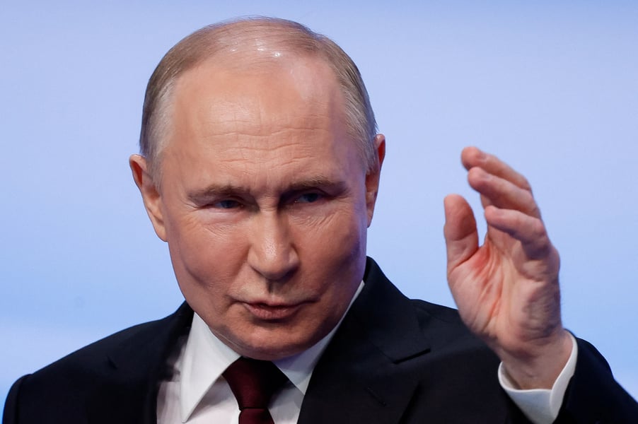 Russian President Vladimir Putin addresses military successes in the Ukraine conflict day 1301